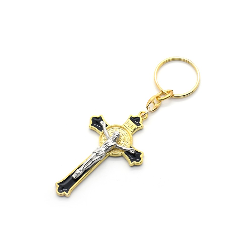 4.5*7.6cm十字架锁匙扣挂件圈环饰品旅游礼品赠品纪念品