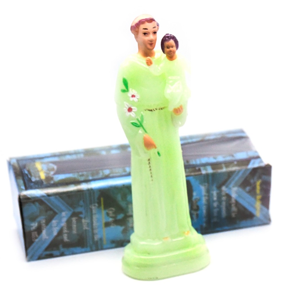 11cm 安东尼抱子圣像塑料SAINT 摆件摆设祷告饰品