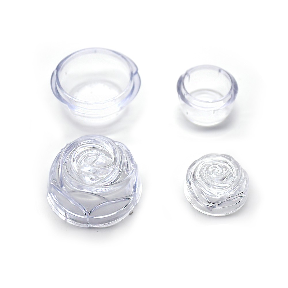 大号）透明塑料玫瑰花盒念珠包装盒