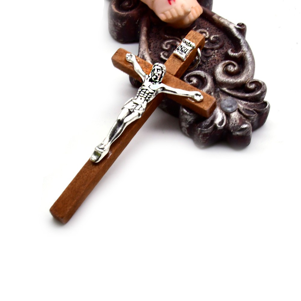 木头木制基督苦像十字架