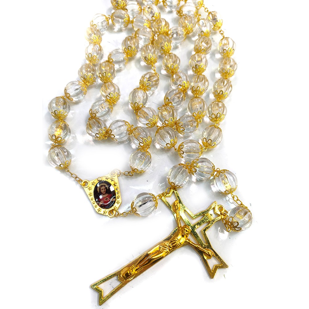 （三角图案随机）南瓜珠超大挂墙念珠装饰工艺家用挂件装饰品