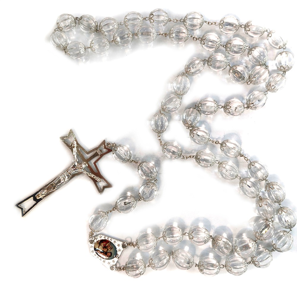 （三角图案随机）南瓜珠超大挂墙念珠装饰工艺家用挂件装饰品