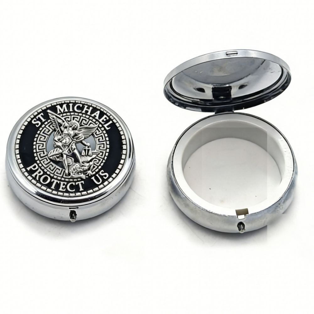 黑色  St. Michael 天使翅膀镜面盒 