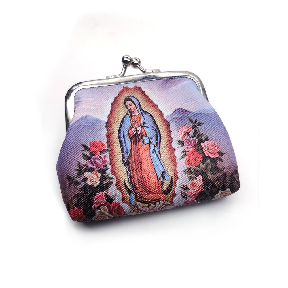 (瓜德卢佩）Guadalupe 3寸夹子扣念珠袋礼品袋零钱包